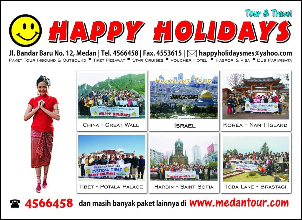 Beranda - Tour Medan | Happy Holidays Medan Medan Tour Foto